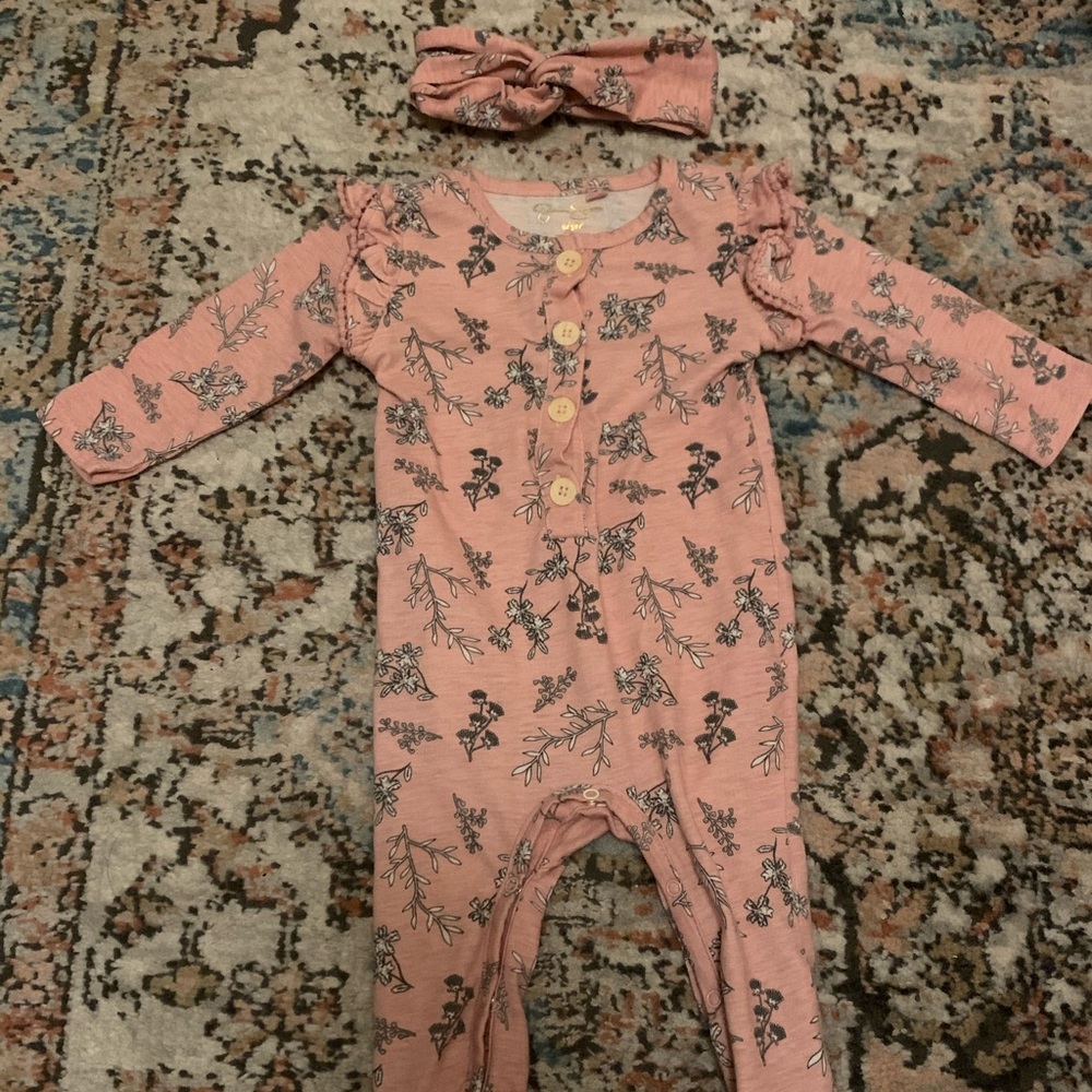 Jessica Simpson footed bodysuit